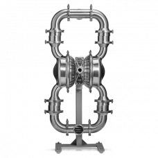 Гигиенический металлический насос со стяжными хомутами 76 mm (3')